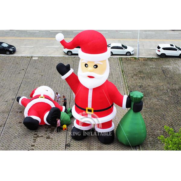 Inflatable Santa Claus 20ft 26ft 33ft High Christmas Decorations Blow Up Santa