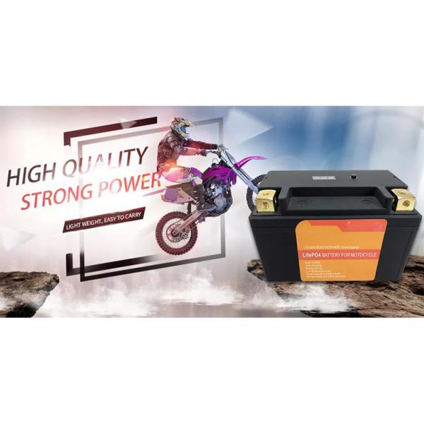 3ah Lifepo4 Lithium Motorcycle Battery With BMS 5L-B 12.0V
