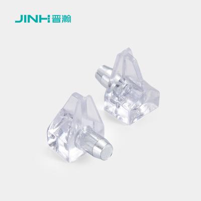 11*10,6mm Cristal de aço Pins de prateleira de plástico, conector de armário de móveis para móveis Rta