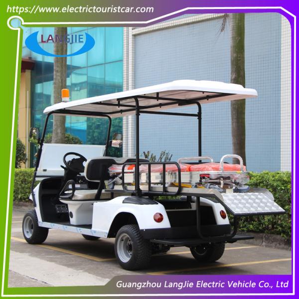 Resort Electric Utility Golf Cart 2 lugares + 1 cama Carro Elétrico Com Luz Superior Para Aeroporto