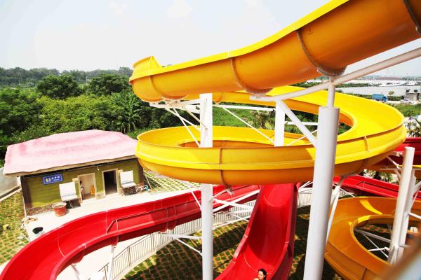 O parque personalizado do Aqua da família desliza a corrediça de água exterior da fibra de vidro para o parque de diversões