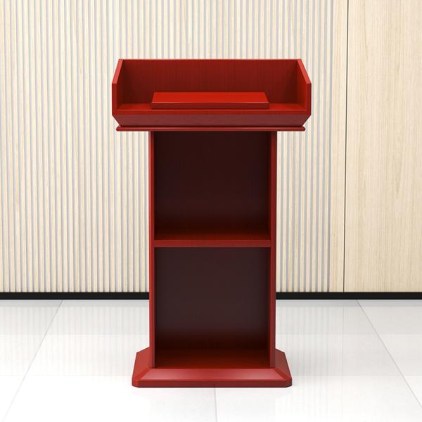 Thickened Solid Wooden Lectern Podium Church Podium School Furniture Student Speech Desk Speak Table