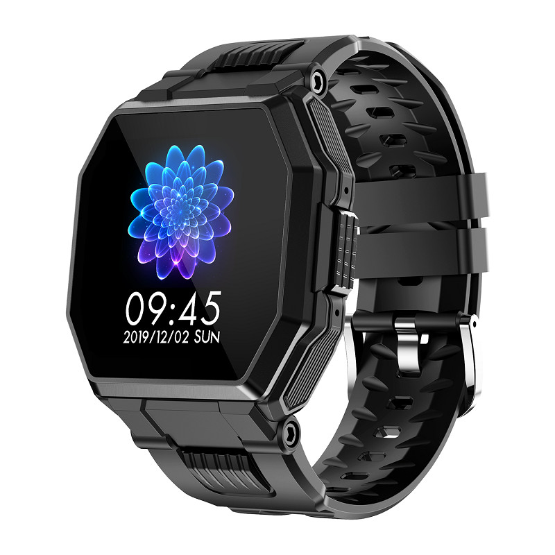 1,54 звонок Bluetooth тарифа сердца Smartwatch отслежывателя фитнеса дисплея цвета 330mAh дюйма
