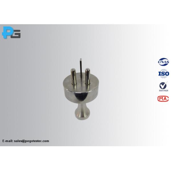Flat and Round Pin Test Plugs for AS/NZS 3112 Figure G1 Three-Pin Socket-Outlets with Full Insertion and Finger Test