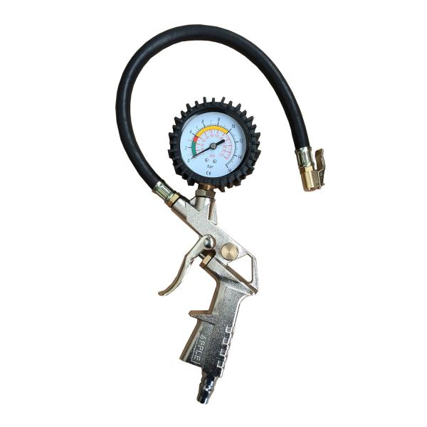 Regulator Locking Chuck Fittings with Flexible Air Hose 220 PSI Tire Inflator Tire Pressure Air Inflator