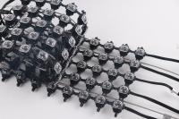 Rideau en maille flexible SMD3535 IP67 P50 couleur RGB, écran LED flexible étanche extérieur
