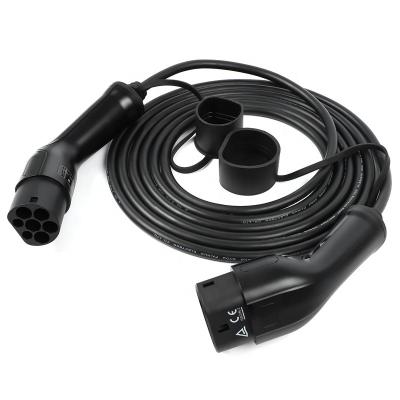 11kw do IEC 62196 - 2 tipo trifásico do modo 3 16A 480V - 2 para datilografar - o cabo de carregamento de 2 EV