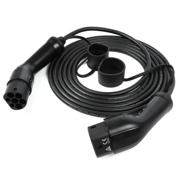 Type 2 To Type 2 32A 3 Phases TPU EV Cable 22kw EV Charging Extension Cable