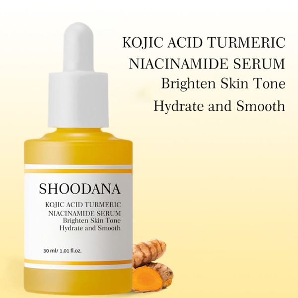 Kojic Acid Turmeric Vitamin C Niacinamide Hydration Serum Clarifying Balancing Capsule Soothing Brightening Anti-Wrinkle
