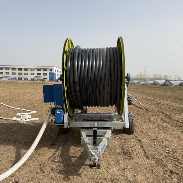 Advanced Hose Reel Sprinkler Machine Irrigation System with Rain Gun for Farm