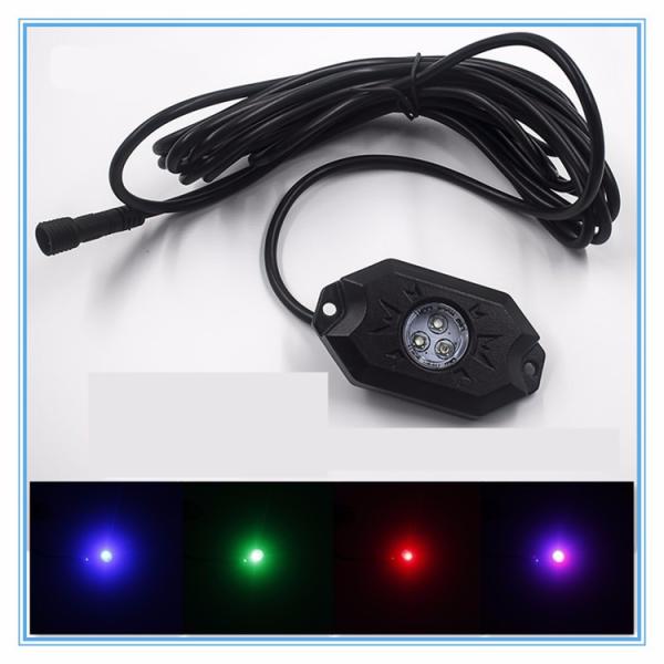 8 Pods 2 Inch 9w Color Changing Rock Lights , IP68 Rgb Bluetooth Rock Lights