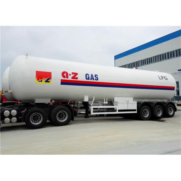 3 Axle 50000 L LPG Tank Semi Trailer 50M3 25T 56M3 Volume Customized ISO 9001 Approved