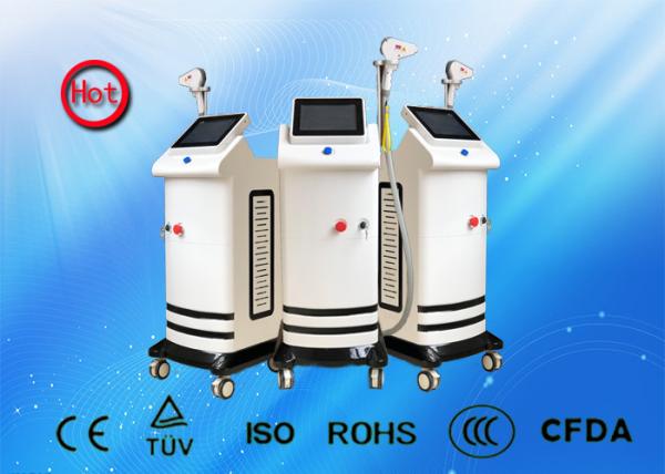 Non Channel 755 808 1064nm Combination Diode Laser Machine For Hair Removal
