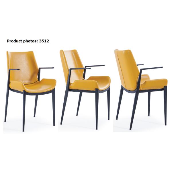 Black Painted Frame 62x59x90cm Ergonomic Arm Chair