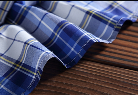 Slim Fit Checkered Pattern Mens Casual Dress Shirts Short Sleeve Fast Drying