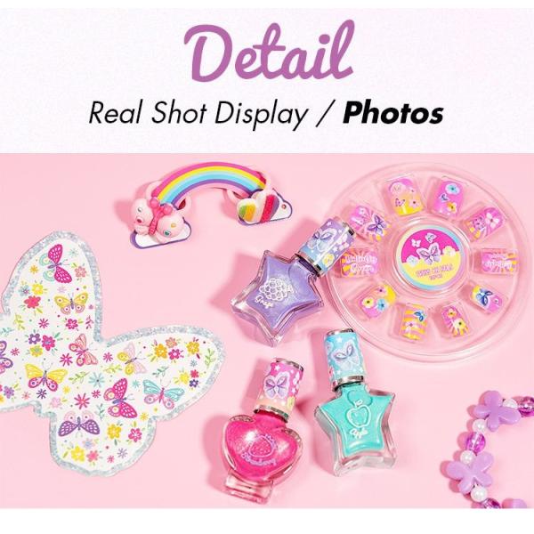 Cute Creative Nail Art Gift Set Design Your Own Nail Art Butterfly Themed