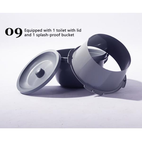 Stable Toilet Chair For Elderly Thickened Stool Customized High Carbon Steel