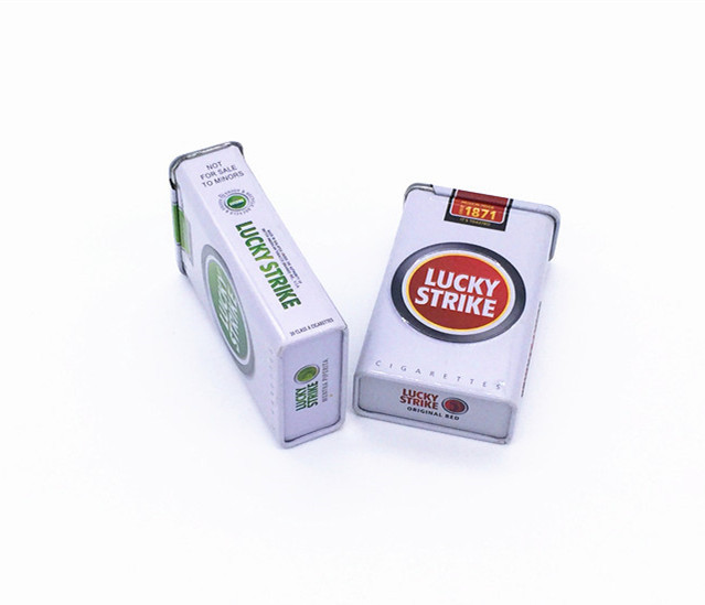Small Rectangle Chrsitmas Mailing Gift Tin Box With Customized Logo Print