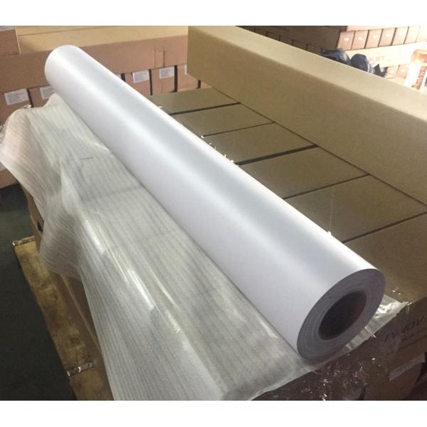 Permanent Glue Decorative Adhesive Vinyl , Waterbased Inkjet Adhesive Vinyl
