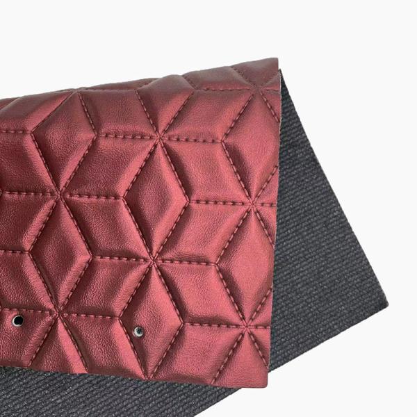 Le cuir synthétique en PVC en relief pour sièges d'auto et meubles
