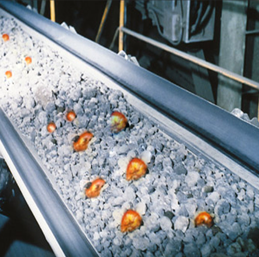 ST2000 Heat Resistant Conveyor Belt 7mm Thickness 800mm Width for Metallurgy Industry