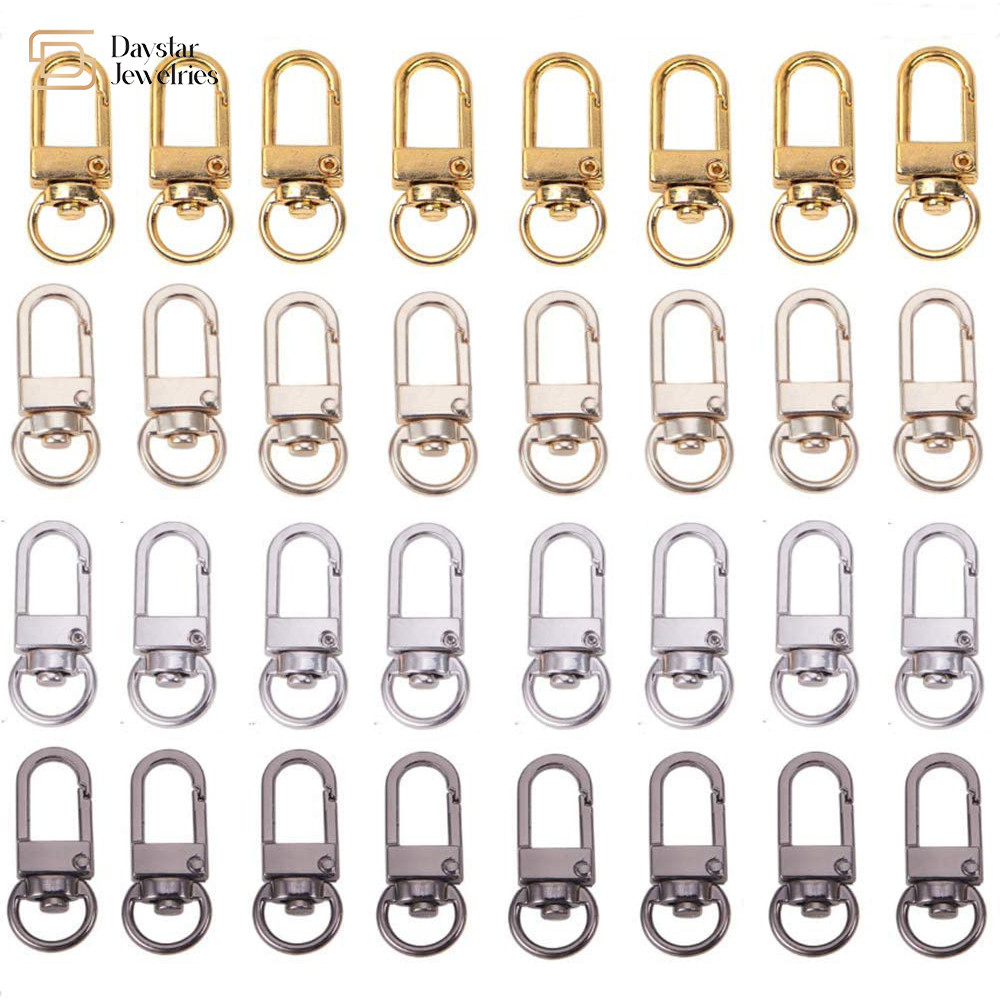 Metal Lobster Claw Clasps Swivel Lanyards For Key Rings Connector Toy Pet Collar