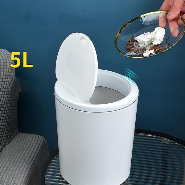 Smart Sensor Automatic Kitchen Plastic Garbage Waste Bins With Sensor Trash Bin with Lid