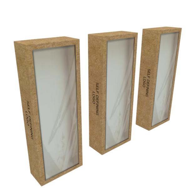 Carton ondulé boîtes d'emballage alimentaire transparentes avec boîte de déjeuner de fenêtre grande capacité boîtes d'emballage de gâteaux et collations