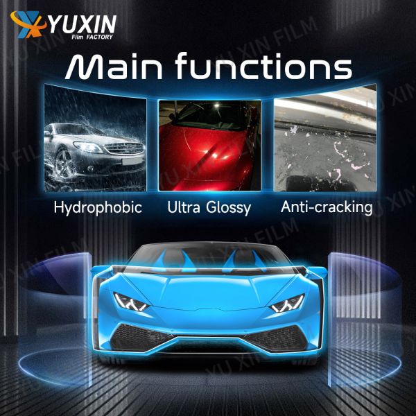 High Gloss Clear TPU PPF Film USA Hydrophobic Self-heailng Car Body Paint Protection Film