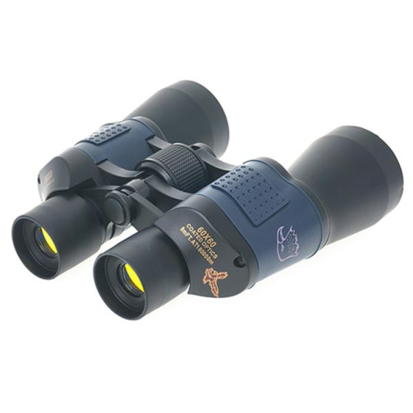 Large Binoculars 7X50 High Definition Telescope Low Light Night Vision Red Film Telescope for Bird Watching