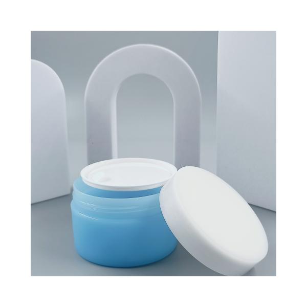 Образец предоставляется бесплатно 15 мл двойные слои пластиковые банки с крышками PP пластиковый крем для лица