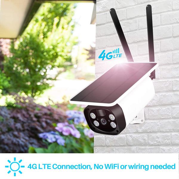 4G Camera Solar Panel Camera Wifi Version 1080P Outdoor Security Wireless Monitor Waterproof CCTV  Home Surveillance