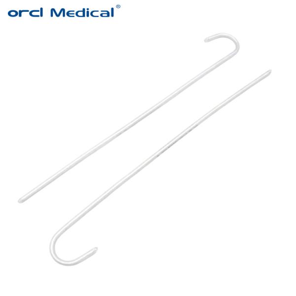 Endotracheal Tube Intubation Stylet With Maalleable Aluminium Coating Pvc Intubating Stylet Manufacture Price