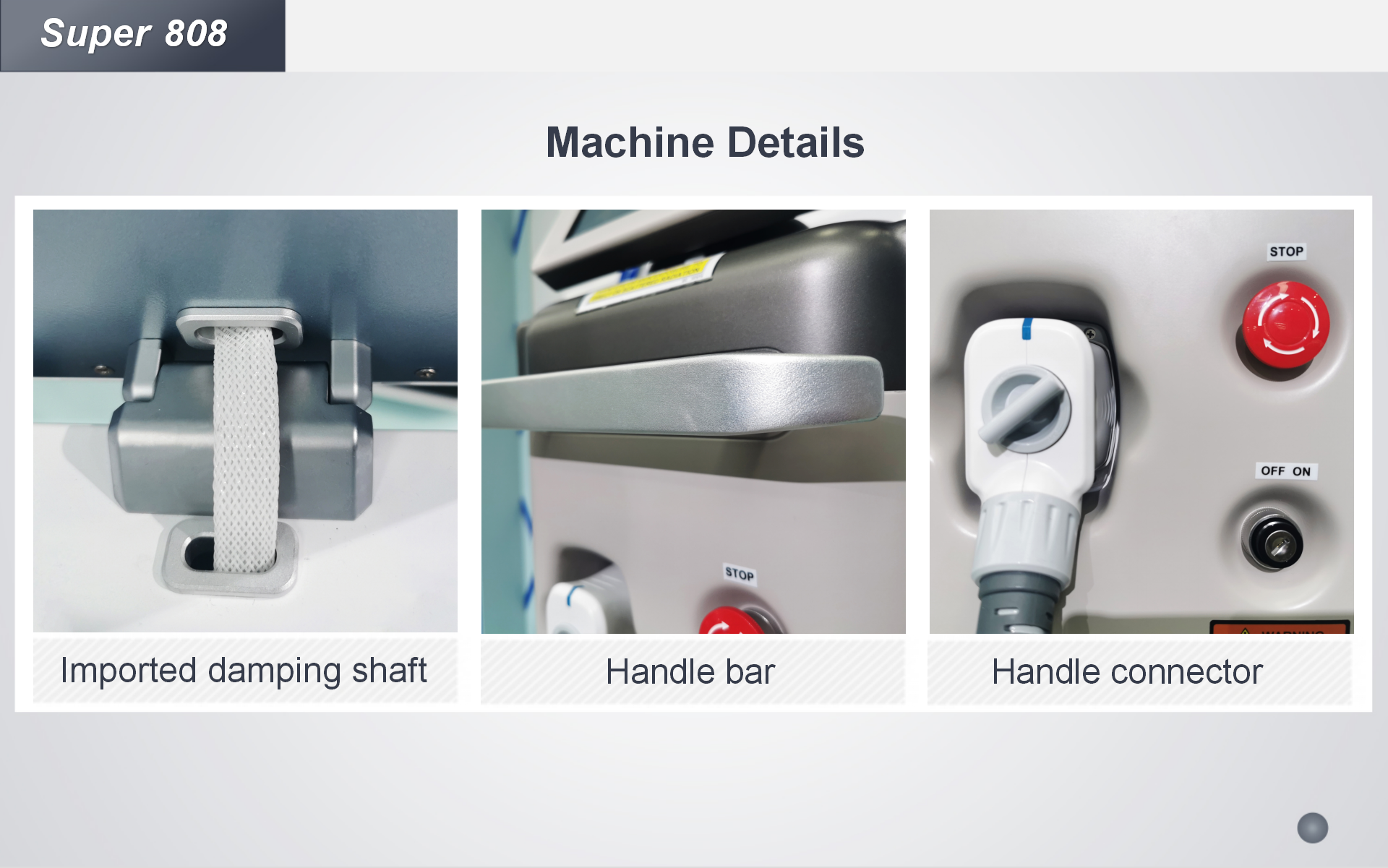 Высокомощная диодная лазерная машина Выходная мощность 600 Вт Температура воды 30 ° C Салонный эпилятор