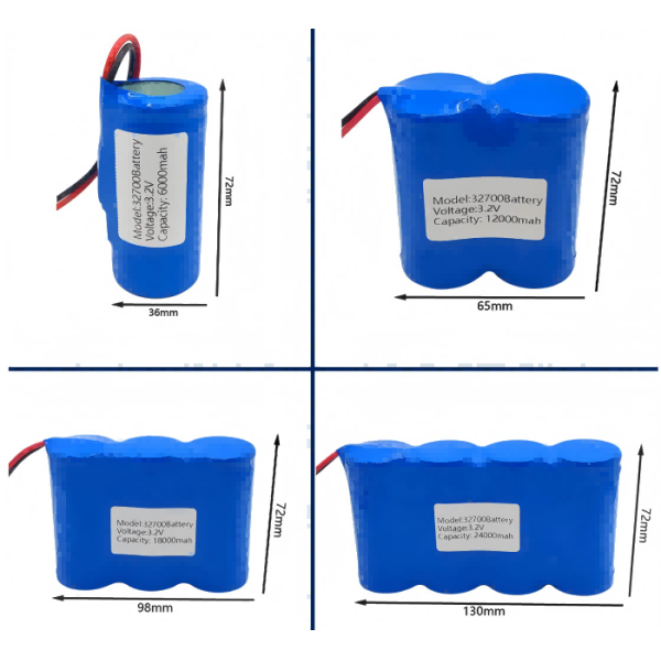 3.2V 6000mAh 32700 Lithium Iron Phosphate Battery 2000+ Cycles For Energy Storage