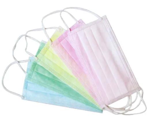 Protective Blue Disposable Mouth Mas  Filter Fabric Soft Comfortable For Adult