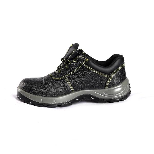 EVA Midsole Material Genuine Leather Upper Steel Toe Safety Shoes for Work