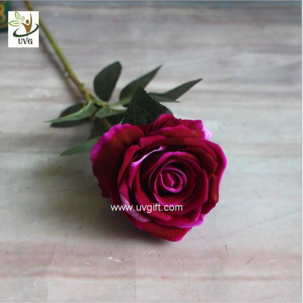UVG FRS68 Planning a wedding in beautiful velvet rose artificial flower arrangements for table decoration