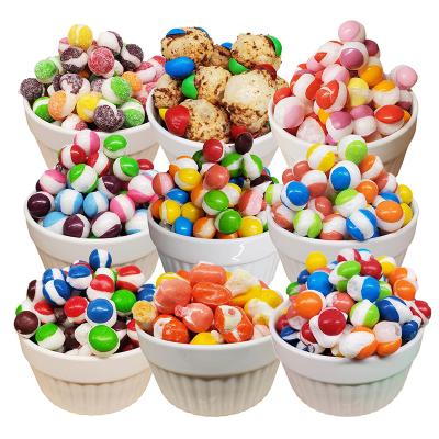 Multi Colored Halal Freeze Dried Candy No Industrial Flavors Added Fruity Chewy Sweets