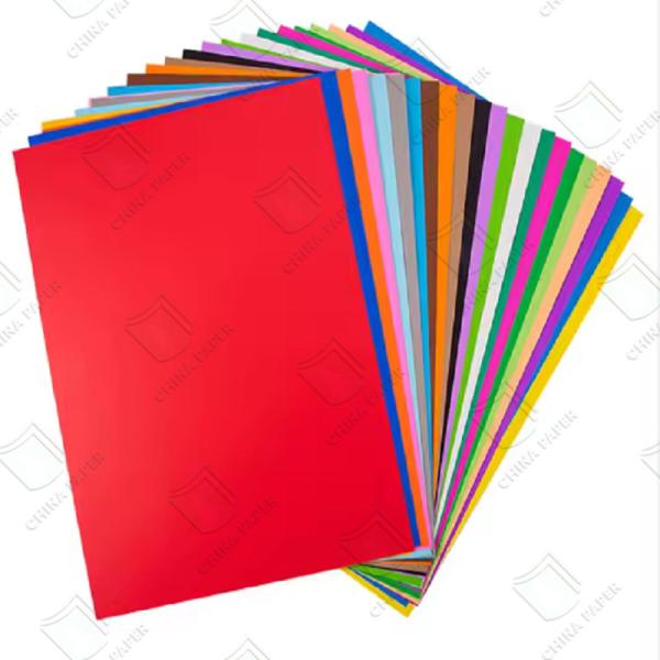 Bright Color Paper Cardboard A4 Size Colored Paper Sheets Bristol Board