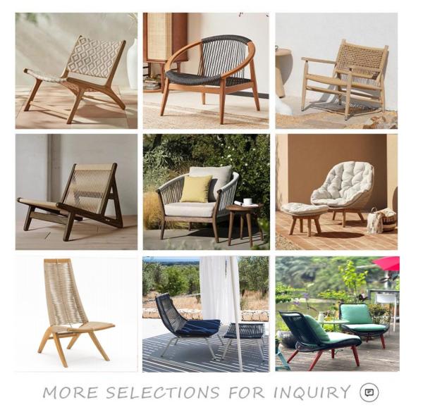 Modern Outdoor Furniture Style for Garden Lounge Chairs and Leisure Facilities at Modern Villa Hotel Bistro Cafe Terrasse