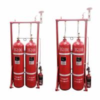Fácil instalación Sistema de extinción de incendios de gas inerte arranque automático o manual