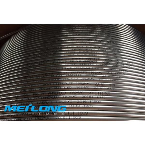 316L Seamless Coiled Stainless Steel Hydraulic Tubing Superior Surface Finish For Oilfield