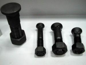 Excavator Shoe Grouser Track Bolts And Nuts 4F3646 2A3223