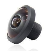 1.08mm Fixed focus lens 1/3 chip full glass 360 panoramic camera HD wide angle fisheye lens f2.0 M12 mount
