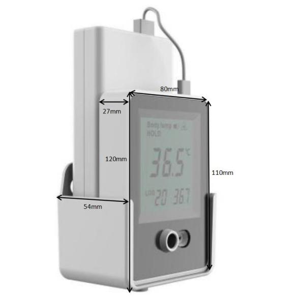 Дверной звонок держателя стены умный беспроводной