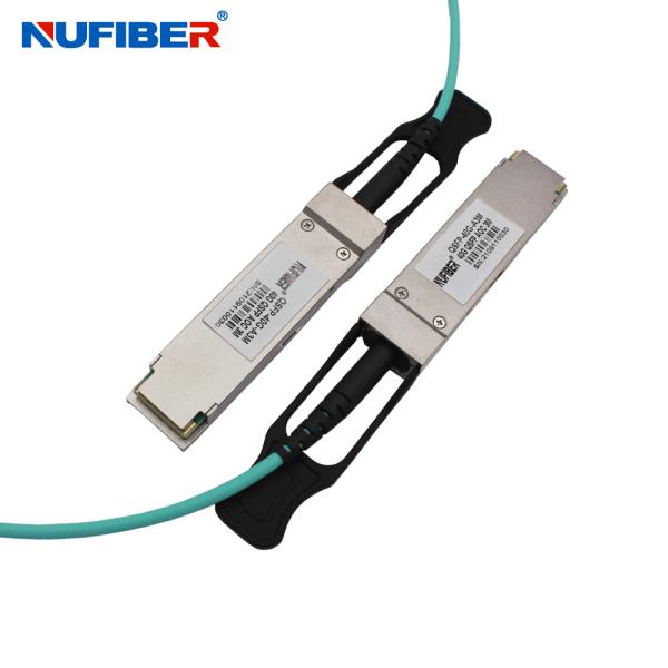 1 To 1 Module Connect 40Gb QSFP+ AOC Cable For Cisco Huawei H3C ZTE Mikrotik