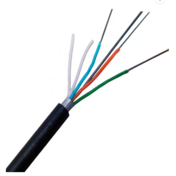 Armoured Central Tube GYXTW Outdoor Single Mode 0.6 0.7 0.8 CM Diameter 4/6/8/12/ 24 Cores GYXTW Fiber Optic Cable