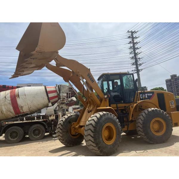 Used Wheel Loaders CAT966H with 6000 KG Machine Weight Other Hydraulic Pump Included
