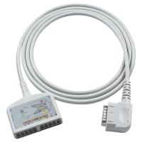 Cable électrocardiogrammatique sans latex 15Pin 10Lead IEC/AHA pour 108 109 110 1210 1211 601 Cardico 302